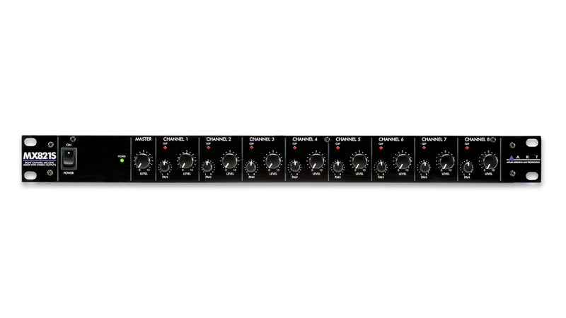 ART MX821S 8-Channel Rack Mixer