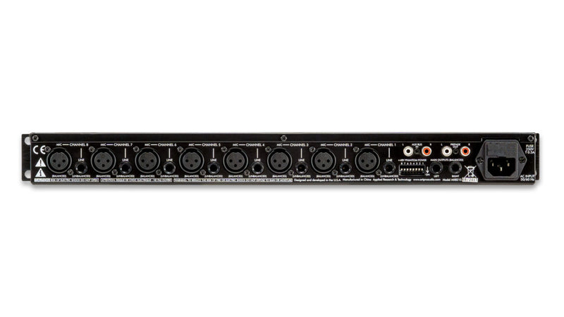 ART MX821S 8-Channel Rack Mixer