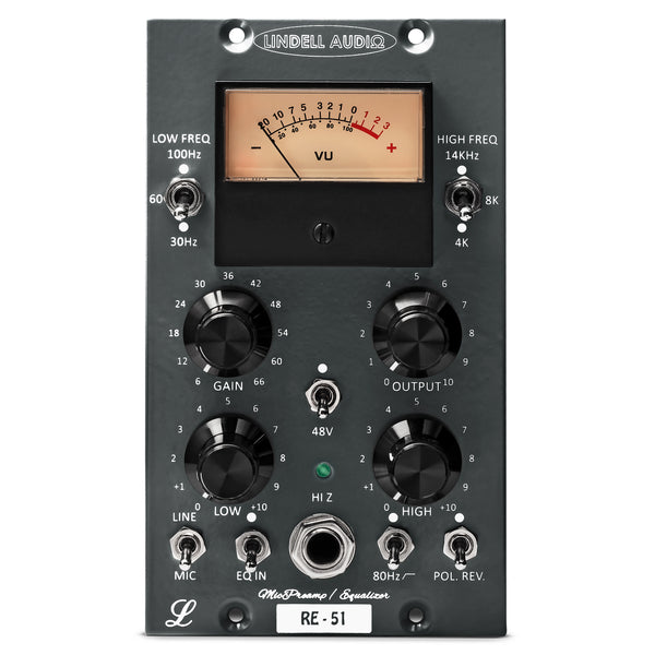 Lindell Audio RE-51 500 Series Mic Pre / EQ