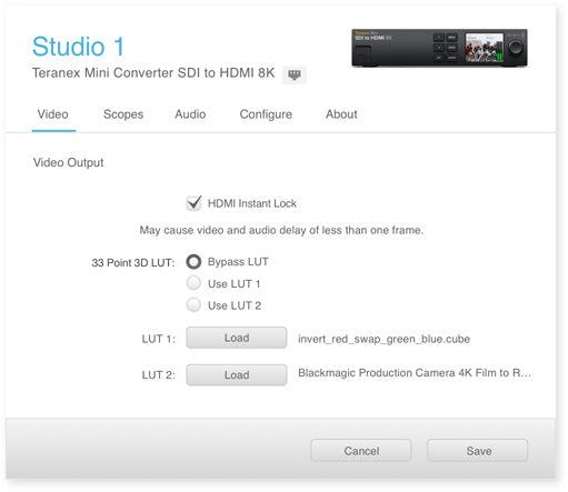 Blackmagic Design Teranex Mini SDI - HDMI 8K HDR