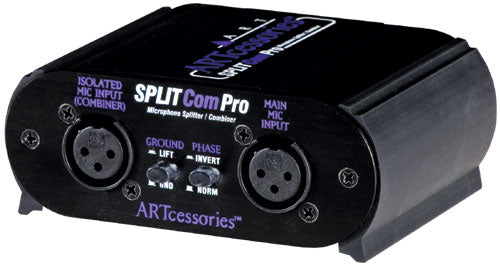 ART SplitCom Pro Mic Splitter / Combiner