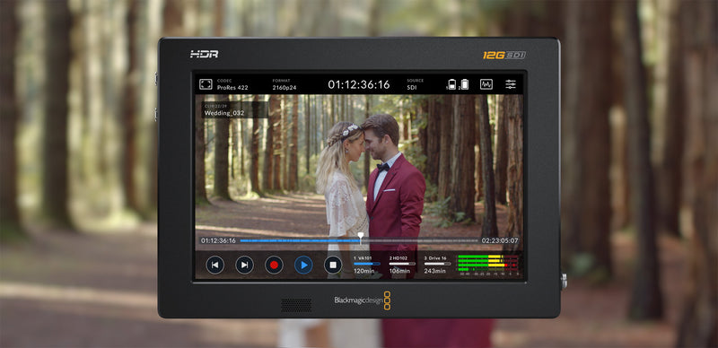 Blackmagic Video Assist 7" 12G HDR Portable Monitor / Rec