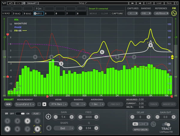 Waves TRACT System Calibration & Smaart Di v2 Bundle