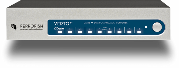 Ferrofish Verto 64 64-Channel Adat - Dante Converter