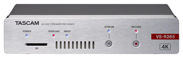 Tascam VS-R265 4K/UHD Encoder, Decoder, Streamer & Recorder