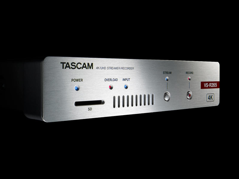 Tascam VS-R265 4K/UHD Encoder, Decoder, Streamer & Recorder