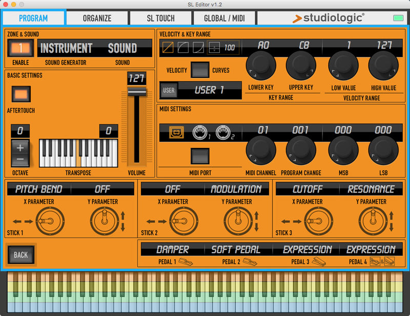 Studiologic SL88 Grand 88-Key Hammer-Action Midi Keyboard